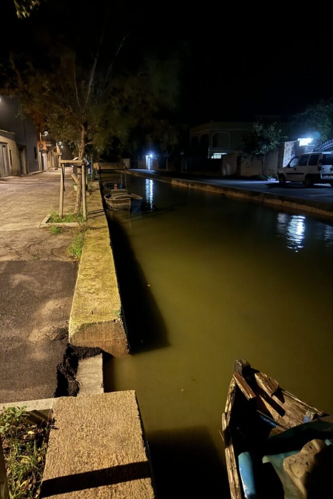Embarcaderos anegados días después del horror - El Tío Pastilla